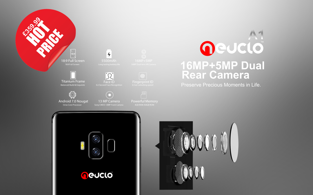 16MP+5MP Dual Rear Camera